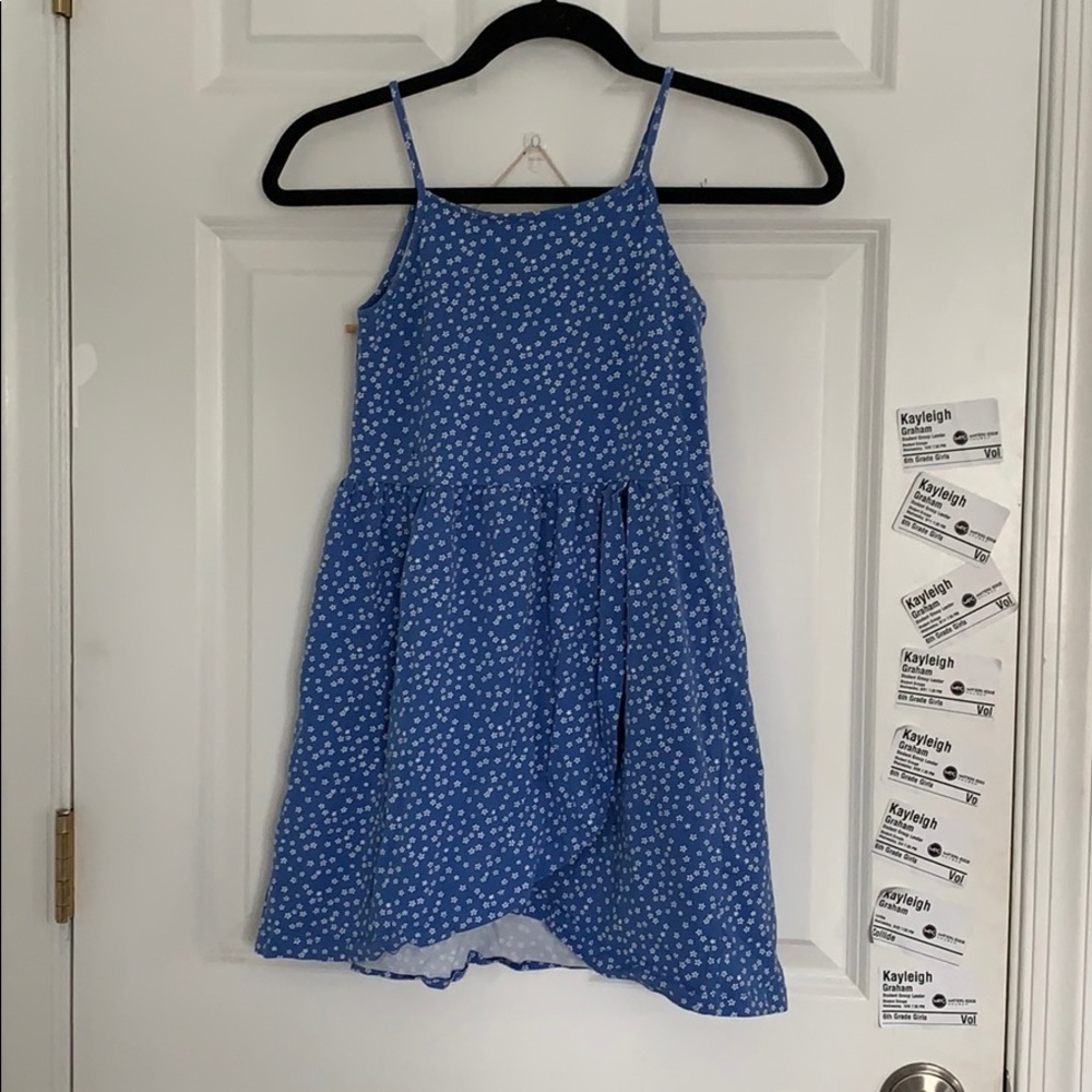 Girls blue floral forever 21 dress